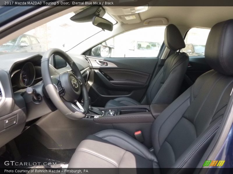 Eternal Blue Mica / Black 2017 Mazda MAZDA3 Touring 5 Door