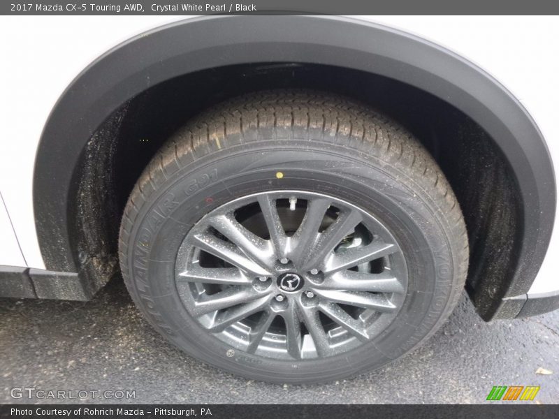 Crystal White Pearl / Black 2017 Mazda CX-5 Touring AWD