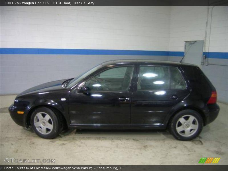 Black / Grey 2001 Volkswagen Golf GLS 1.8T 4 Door