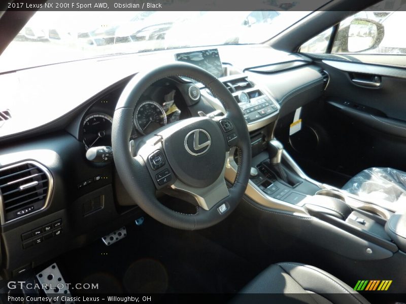 Obsidian / Black 2017 Lexus NX 200t F Sport AWD