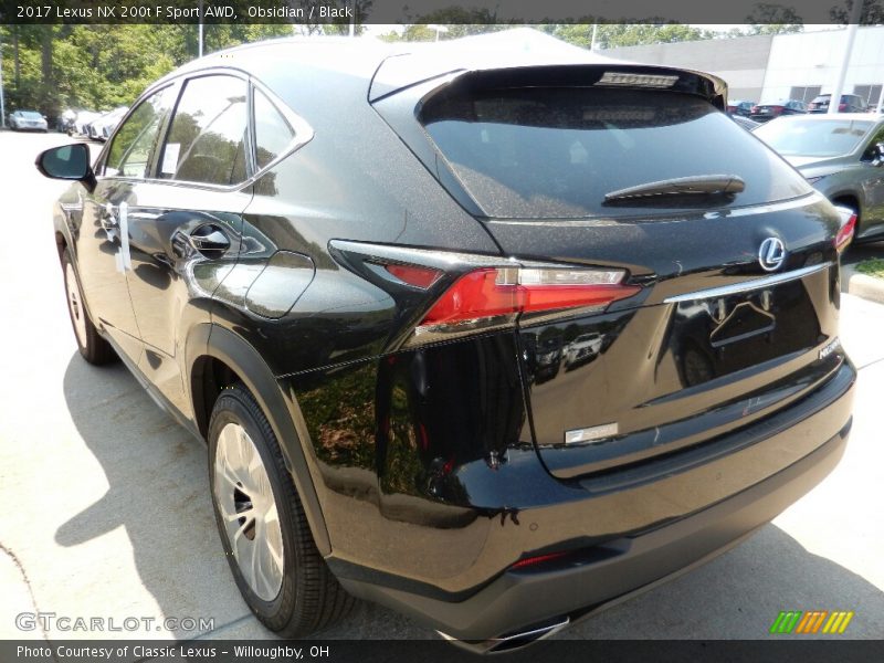 Obsidian / Black 2017 Lexus NX 200t F Sport AWD