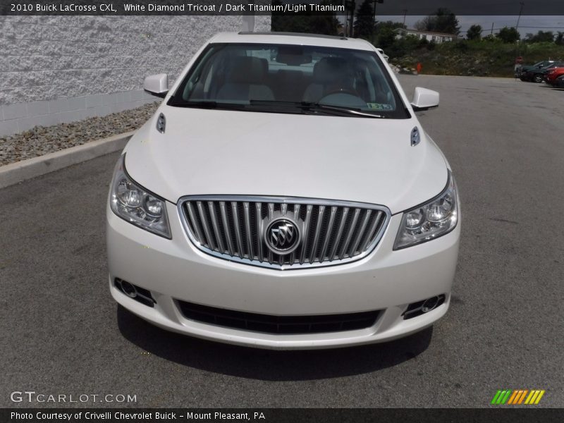 White Diamond Tricoat / Dark Titanium/Light Titanium 2010 Buick LaCrosse CXL