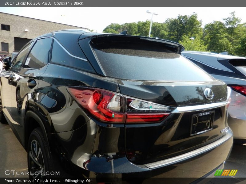 Obsidian / Black 2017 Lexus RX 350 AWD