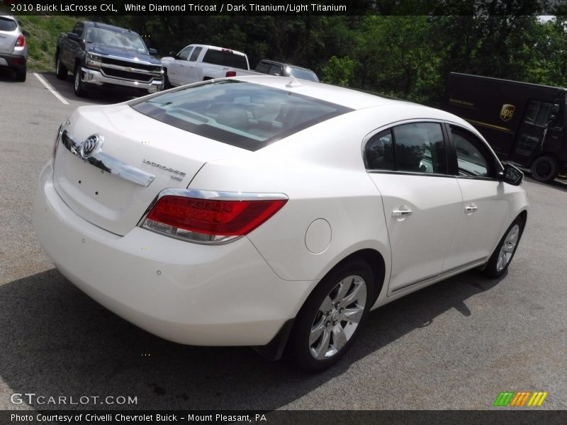 White Diamond Tricoat / Dark Titanium/Light Titanium 2010 Buick LaCrosse CXL
