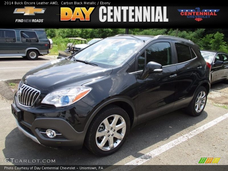 Carbon Black Metallic / Ebony 2014 Buick Encore Leather AWD