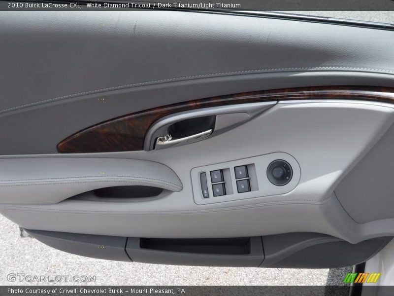 White Diamond Tricoat / Dark Titanium/Light Titanium 2010 Buick LaCrosse CXL