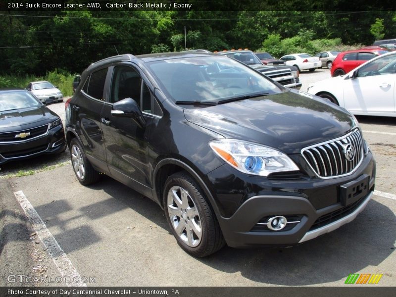 Carbon Black Metallic / Ebony 2014 Buick Encore Leather AWD