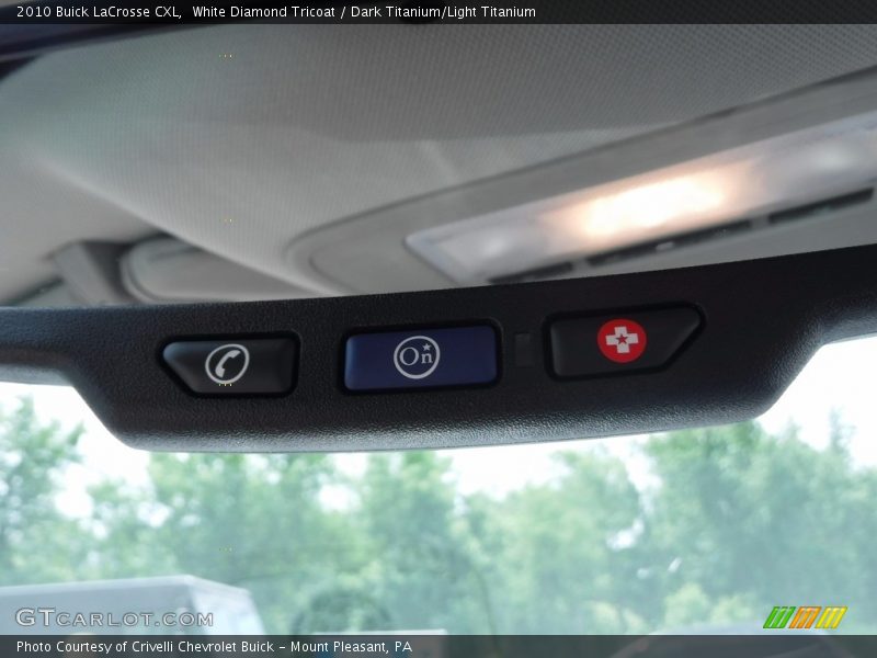 White Diamond Tricoat / Dark Titanium/Light Titanium 2010 Buick LaCrosse CXL