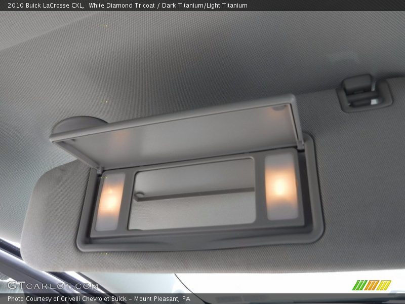 White Diamond Tricoat / Dark Titanium/Light Titanium 2010 Buick LaCrosse CXL