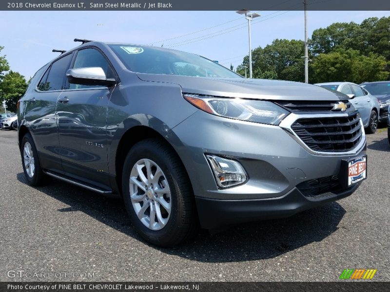 Satin Steel Metallic / Jet Black 2018 Chevrolet Equinox LT