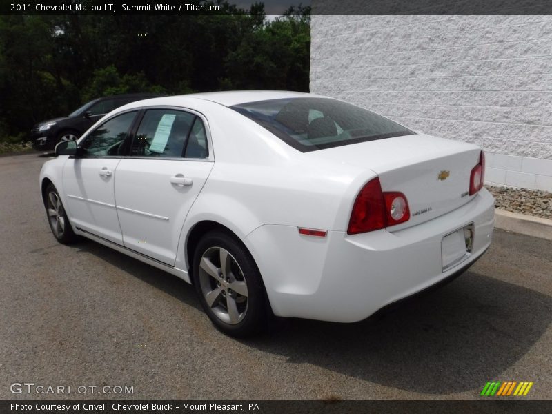 Summit White / Titanium 2011 Chevrolet Malibu LT