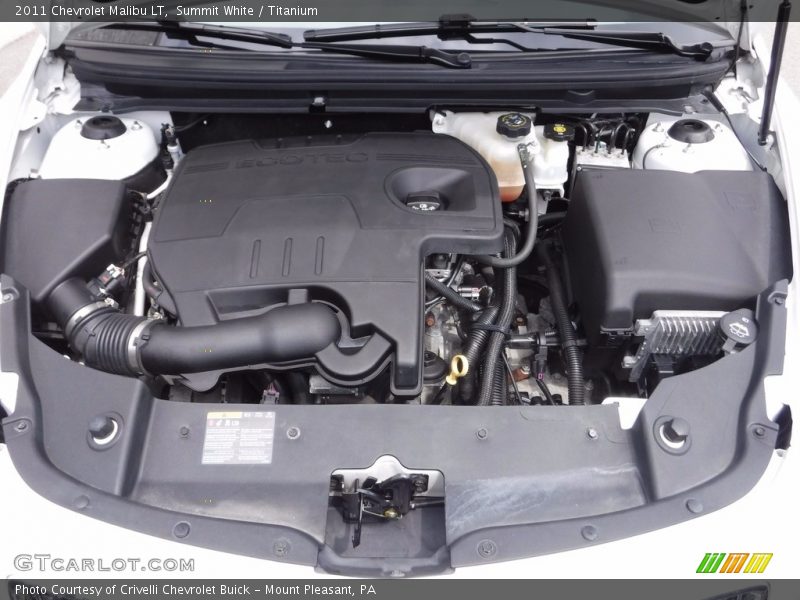Summit White / Titanium 2011 Chevrolet Malibu LT