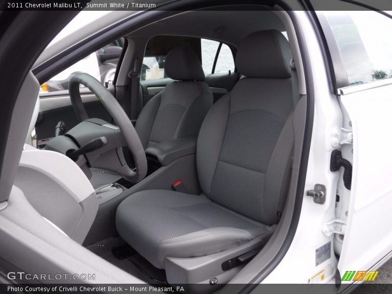 Summit White / Titanium 2011 Chevrolet Malibu LT