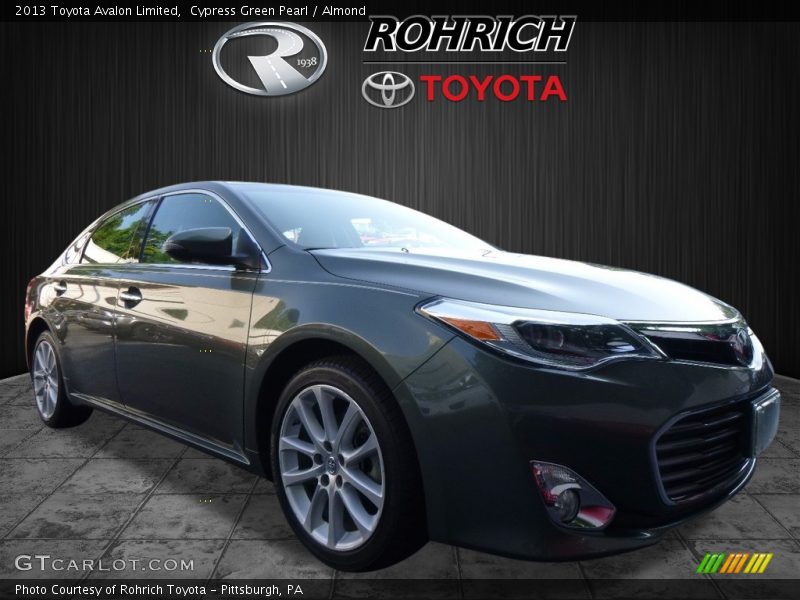 Cypress Green Pearl / Almond 2013 Toyota Avalon Limited