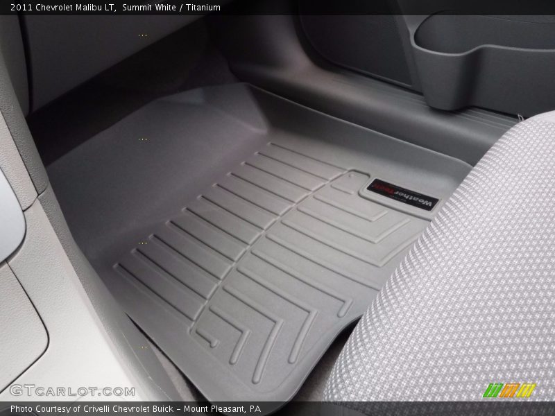 Summit White / Titanium 2011 Chevrolet Malibu LT