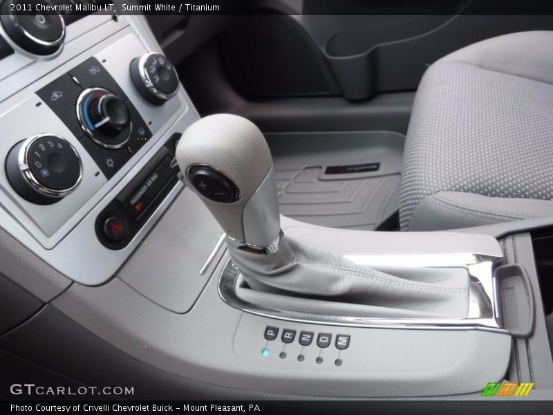 Summit White / Titanium 2011 Chevrolet Malibu LT
