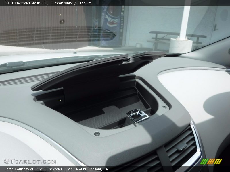 Summit White / Titanium 2011 Chevrolet Malibu LT
