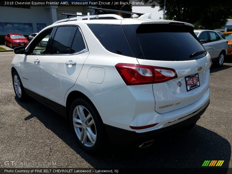 Iridescent Pearl Tricoat / Jet Black/­Brandy 2018 Chevrolet Equinox Premier AWD