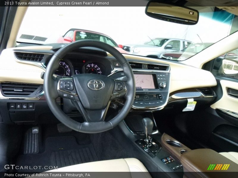 Cypress Green Pearl / Almond 2013 Toyota Avalon Limited