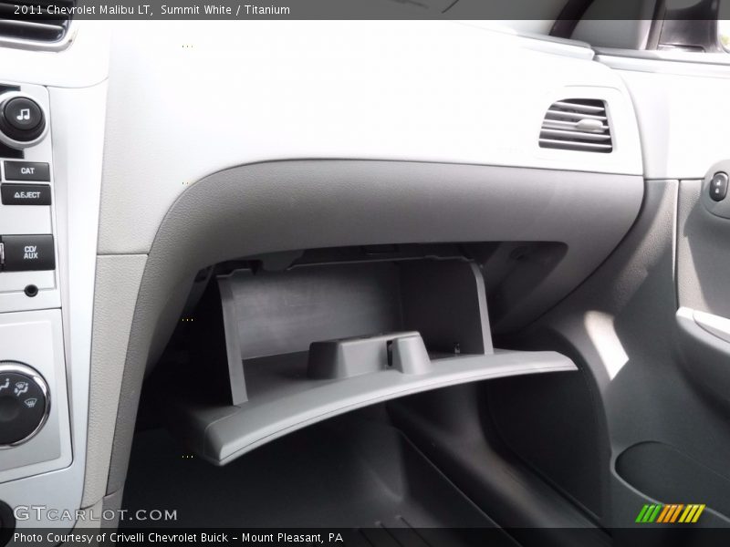 Summit White / Titanium 2011 Chevrolet Malibu LT