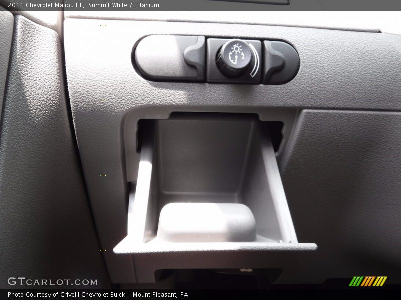 Summit White / Titanium 2011 Chevrolet Malibu LT