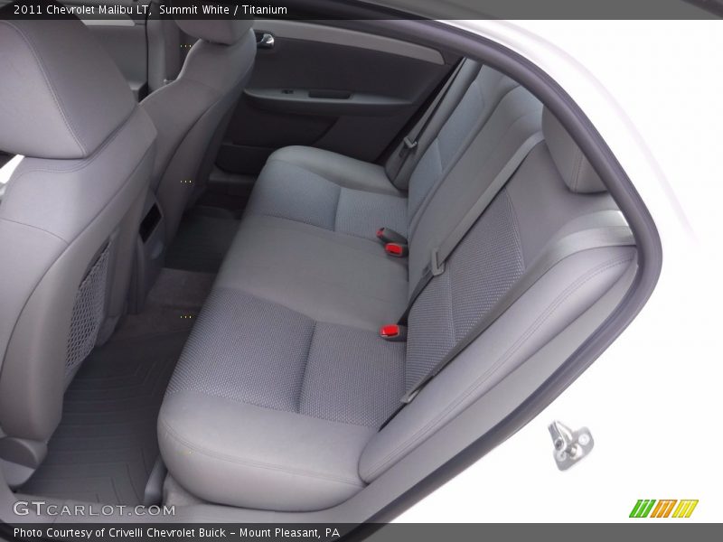 Summit White / Titanium 2011 Chevrolet Malibu LT