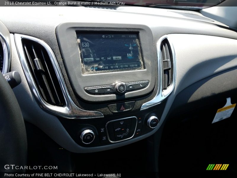 Orange Burst Metallic / Medium Ash Gray 2018 Chevrolet Equinox LS