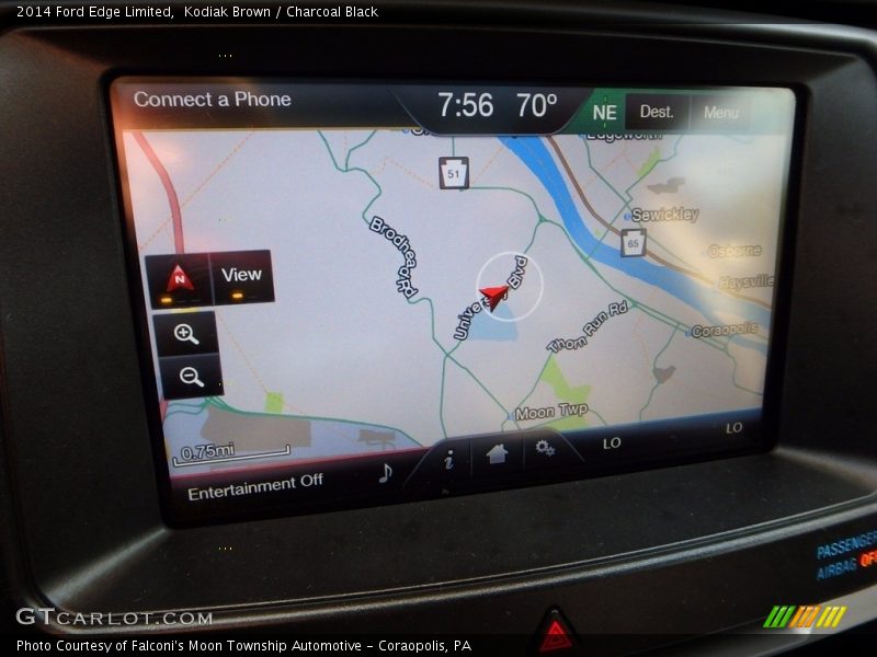 Kodiak Brown / Charcoal Black 2014 Ford Edge Limited