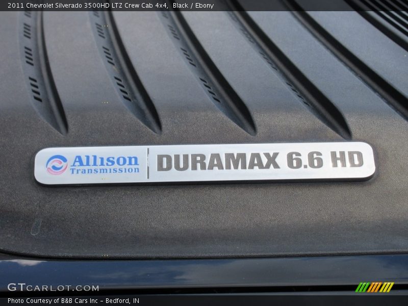 Black / Ebony 2011 Chevrolet Silverado 3500HD LTZ Crew Cab 4x4