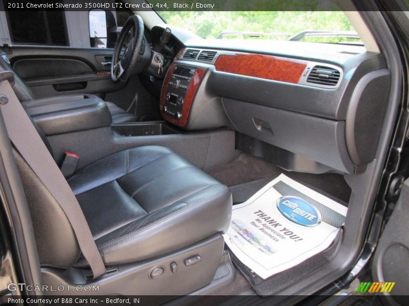 Black / Ebony 2011 Chevrolet Silverado 3500HD LTZ Crew Cab 4x4