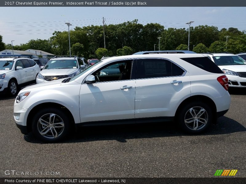 Iridescent Pearl Tricoat / Saddle Up/Jet Black 2017 Chevrolet Equinox Premier