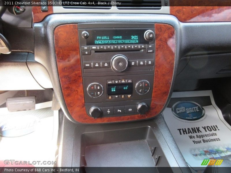 Black / Ebony 2011 Chevrolet Silverado 3500HD LTZ Crew Cab 4x4