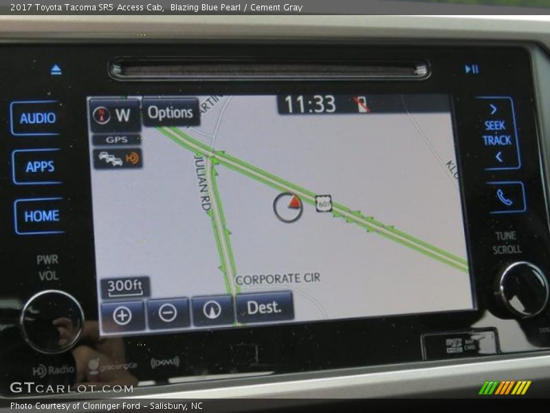 Navigation of 2017 Tacoma SR5 Access Cab