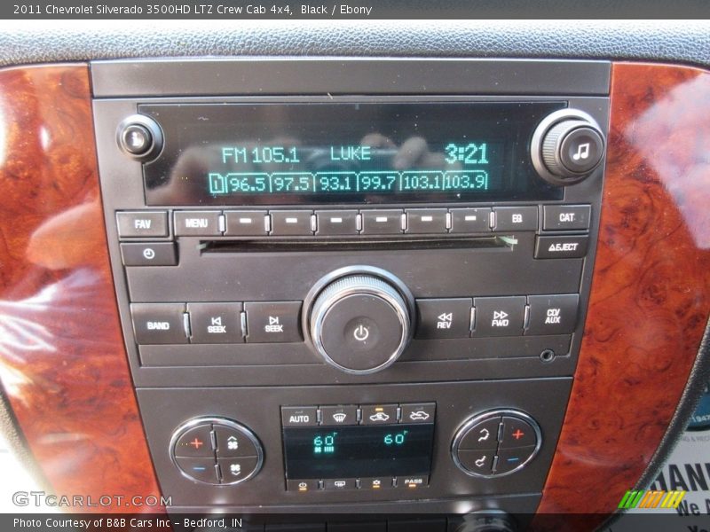 Black / Ebony 2011 Chevrolet Silverado 3500HD LTZ Crew Cab 4x4