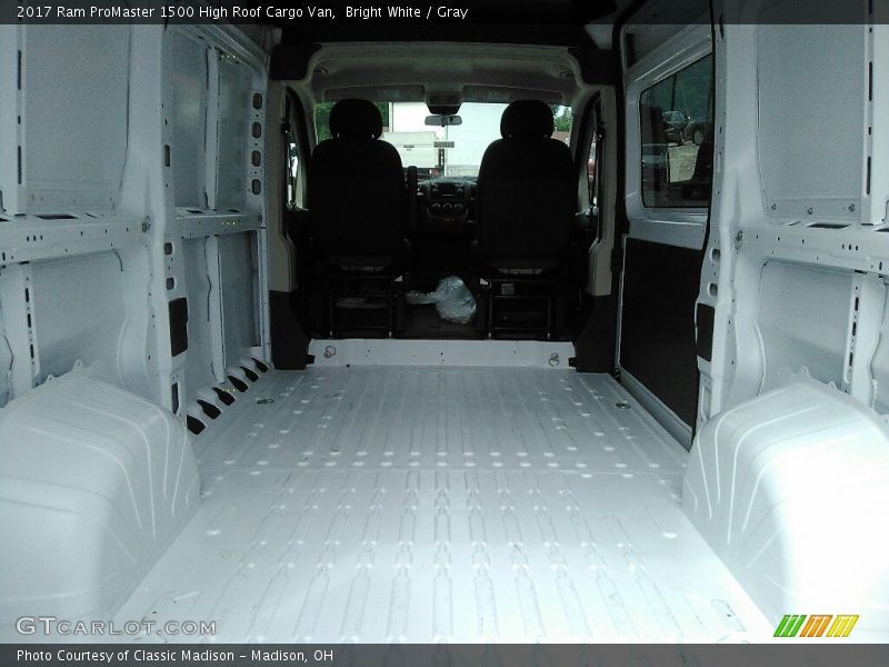 Bright White / Gray 2017 Ram ProMaster 1500 High Roof Cargo Van