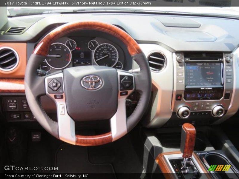Silver Sky Metallic / 1794 Edition Black/Brown 2017 Toyota Tundra 1794 CrewMax