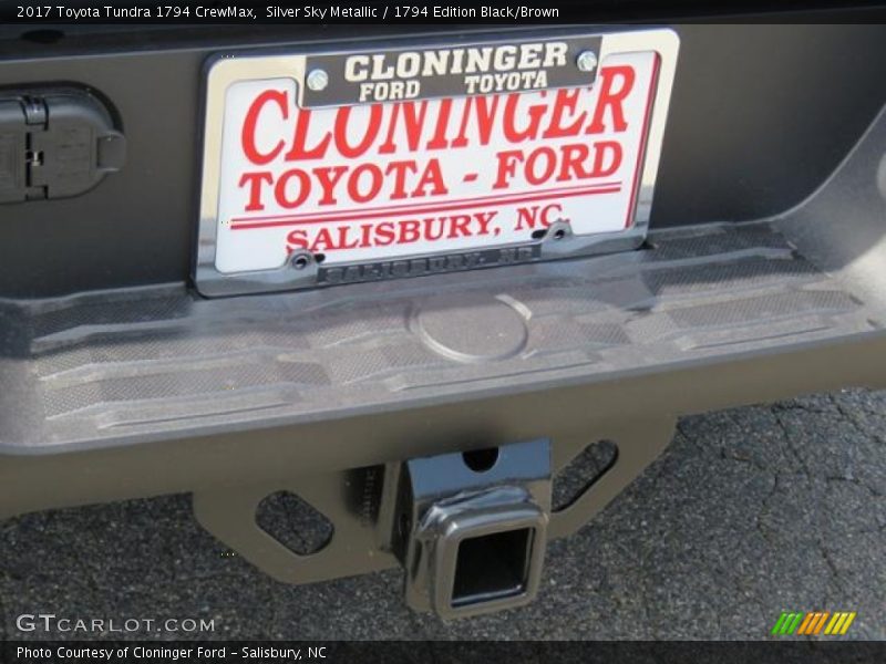 Silver Sky Metallic / 1794 Edition Black/Brown 2017 Toyota Tundra 1794 CrewMax