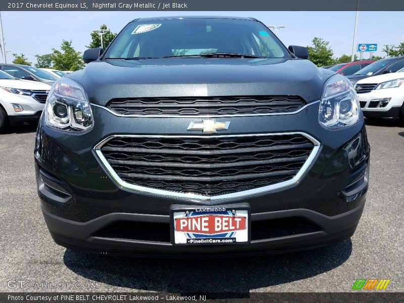 Nightfall Gray Metallic / Jet Black 2017 Chevrolet Equinox LS