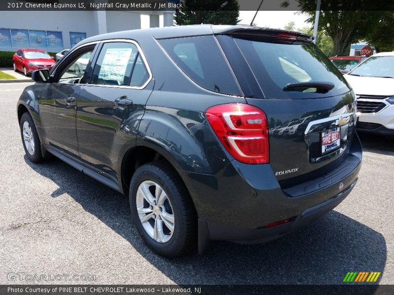 Nightfall Gray Metallic / Jet Black 2017 Chevrolet Equinox LS