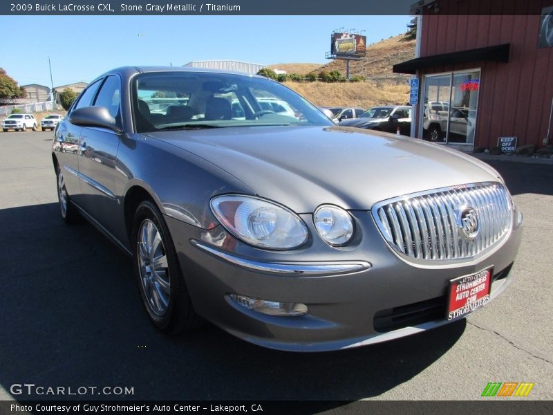 Stone Gray Metallic / Titanium 2009 Buick LaCrosse CXL