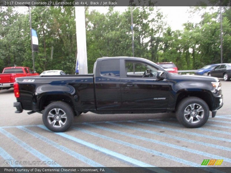 Black / Jet Black 2017 Chevrolet Colorado Z71 Extended Cab 4x4