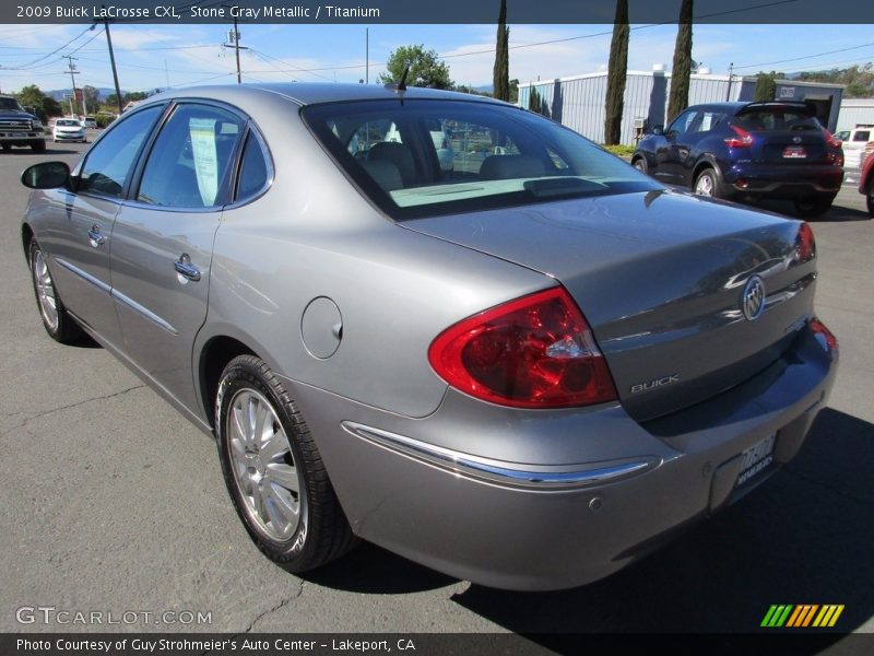 Stone Gray Metallic / Titanium 2009 Buick LaCrosse CXL