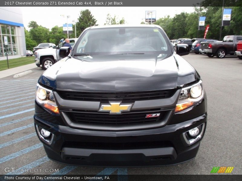 Black / Jet Black 2017 Chevrolet Colorado Z71 Extended Cab 4x4