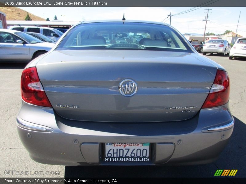 Stone Gray Metallic / Titanium 2009 Buick LaCrosse CXL