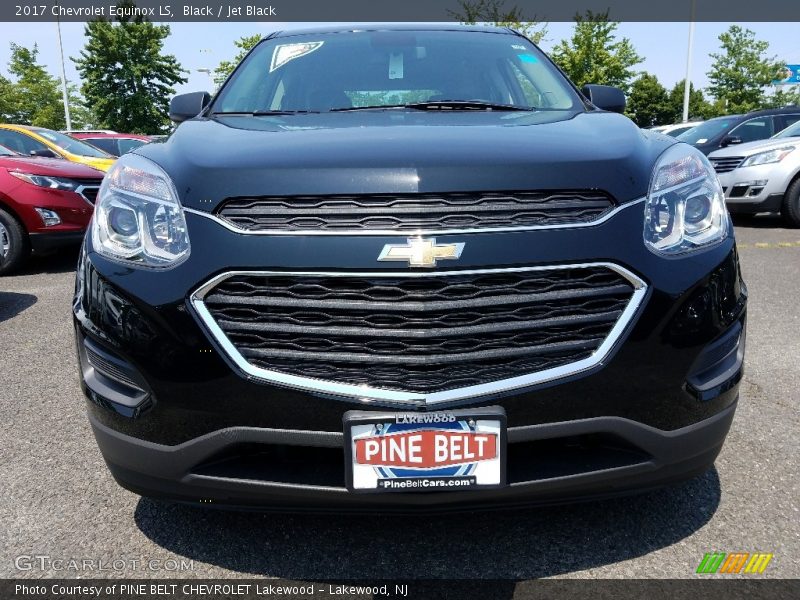 Black / Jet Black 2017 Chevrolet Equinox LS