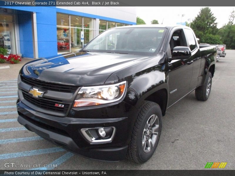 Black / Jet Black 2017 Chevrolet Colorado Z71 Extended Cab 4x4