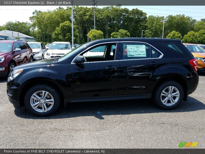 Black / Jet Black 2017 Chevrolet Equinox LS