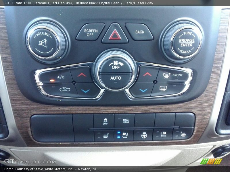 Controls of 2017 1500 Laramie Quad Cab 4x4