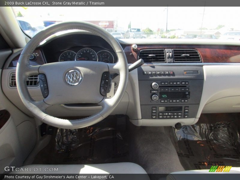 Stone Gray Metallic / Titanium 2009 Buick LaCrosse CXL