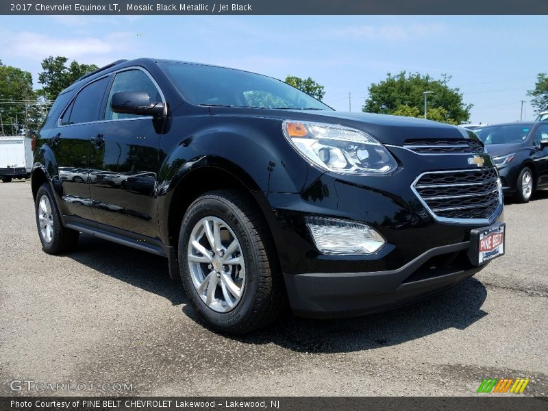 Mosaic Black Metallic / Jet Black 2017 Chevrolet Equinox LT